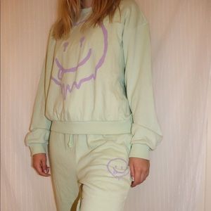 Mint green sweatsuit